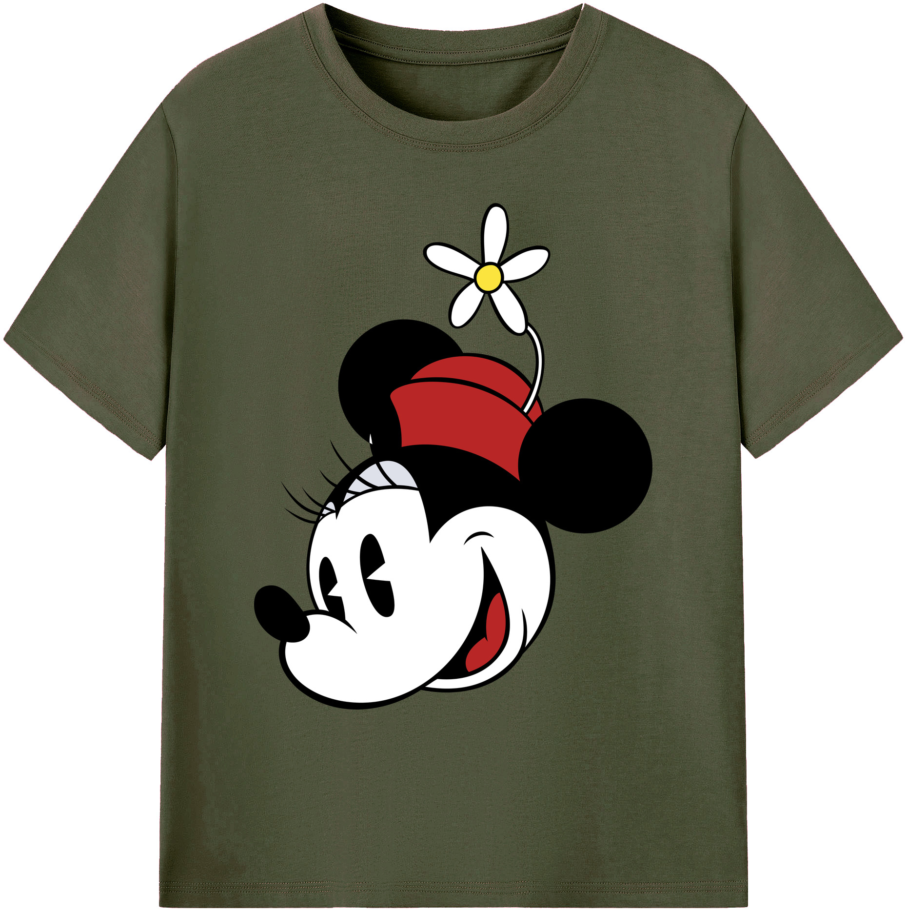 ミッキーマウス Mickey Mouse 綿100％ メンズ半袖Tシャツ｜肌触りやわらか＆通気性